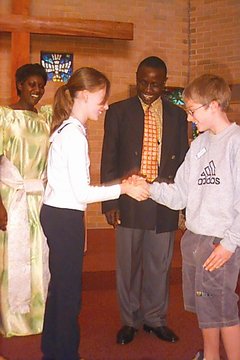 Learning Ugandan Handshake